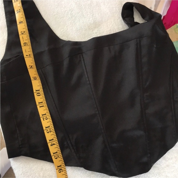 NIA L Lera Corset crop top satin crop top - Picture 13 of 13